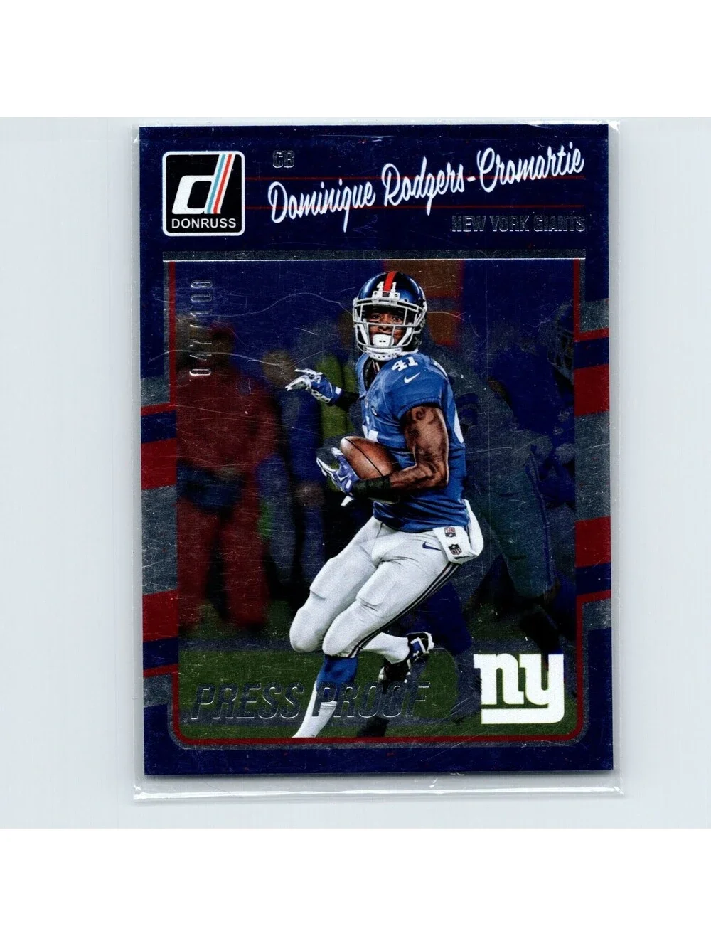 2016 Donruss Dominique Rodgers-Cromartie #202 Press Proofs Silver #/100